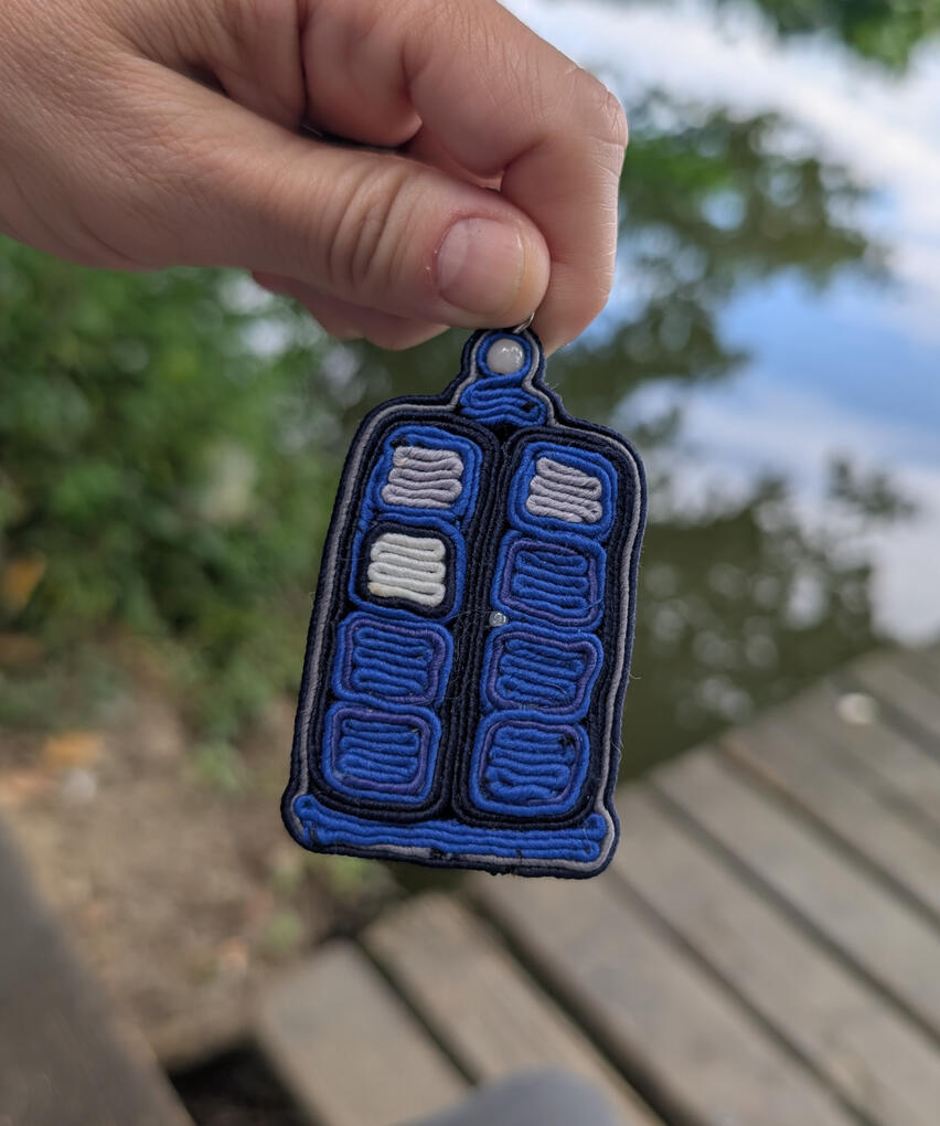 Tardis key chain Tardis key chain